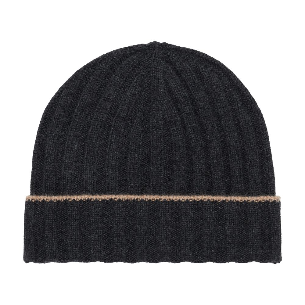 Brunello Cucinelli Cashmere rib knit beanie