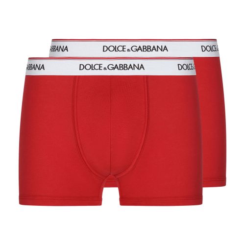 Dolce & Gabbana Two-Pack Jersey Cotton Bi-Elastic Boxer Briefs