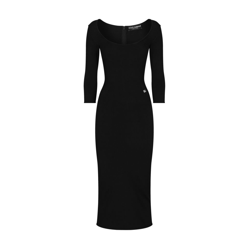 Dolce & Gabbana Calf-length viscose knit dress