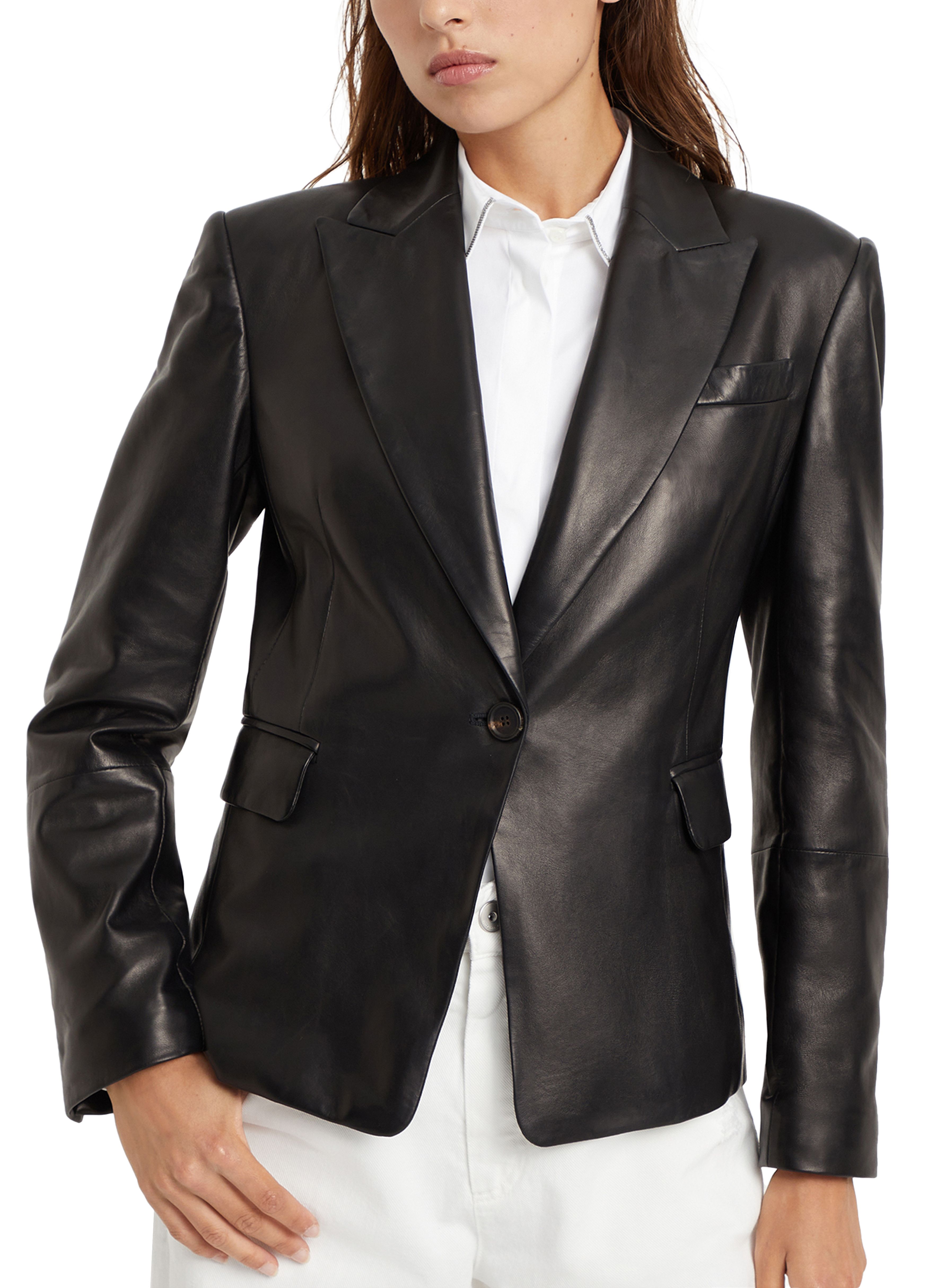 Brunello Cucinelli Nappa leather blazer