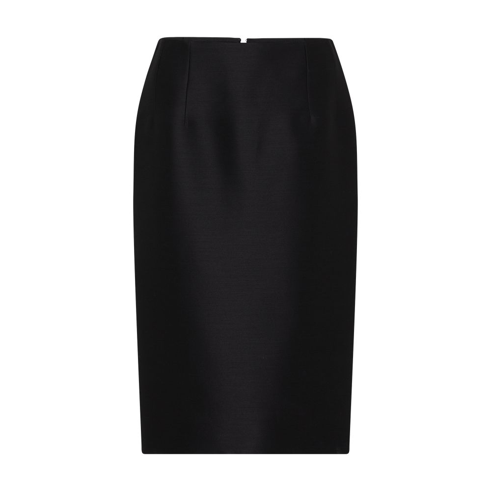 Versace Pencil skirt in wool and silk