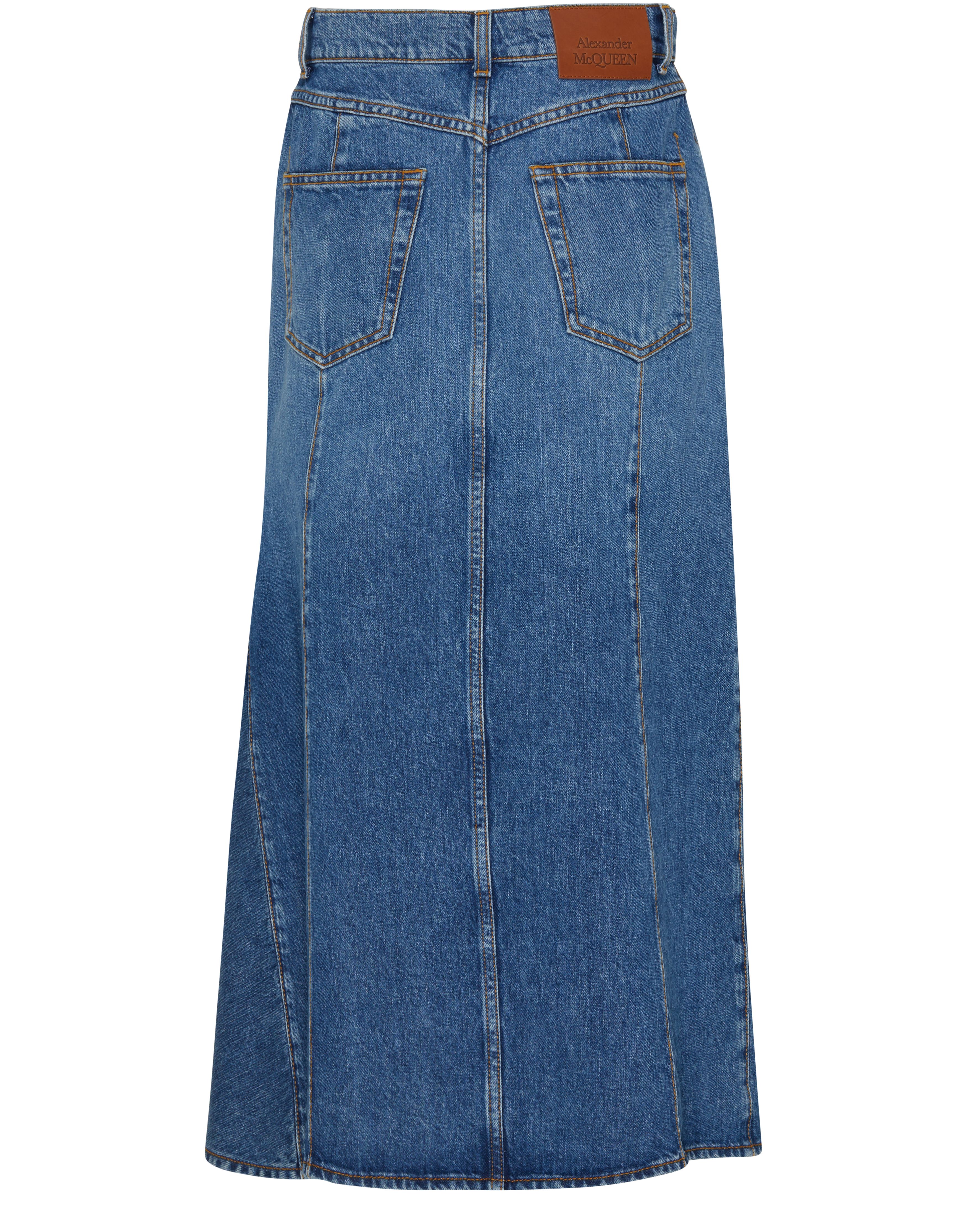 Alexander McQueen Asymetric midi skirt