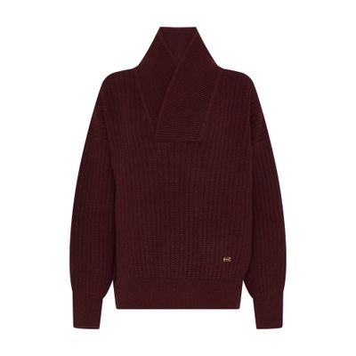 Victoria Beckham Shawl neck sweater