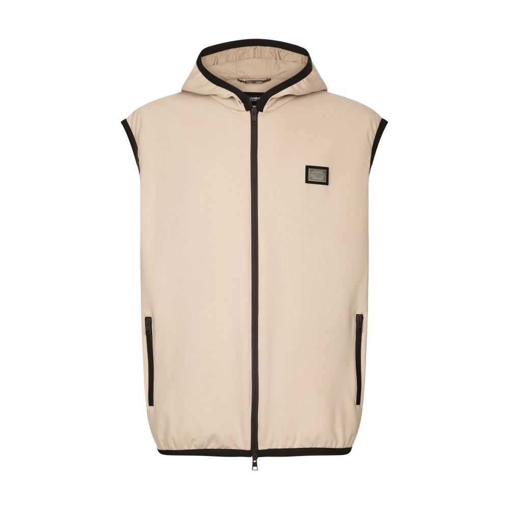 Dolce & Gabbana Jersey vest with hood