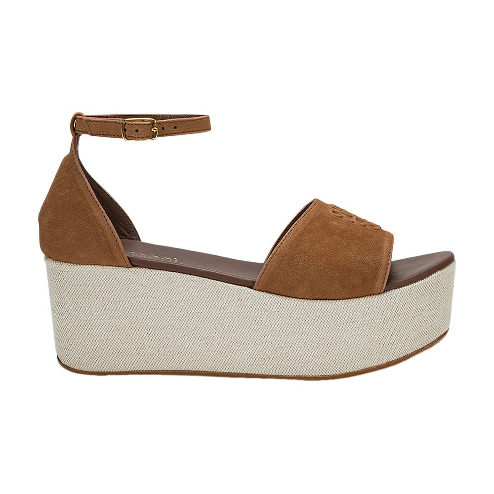  Soraya leather and canvas sandals