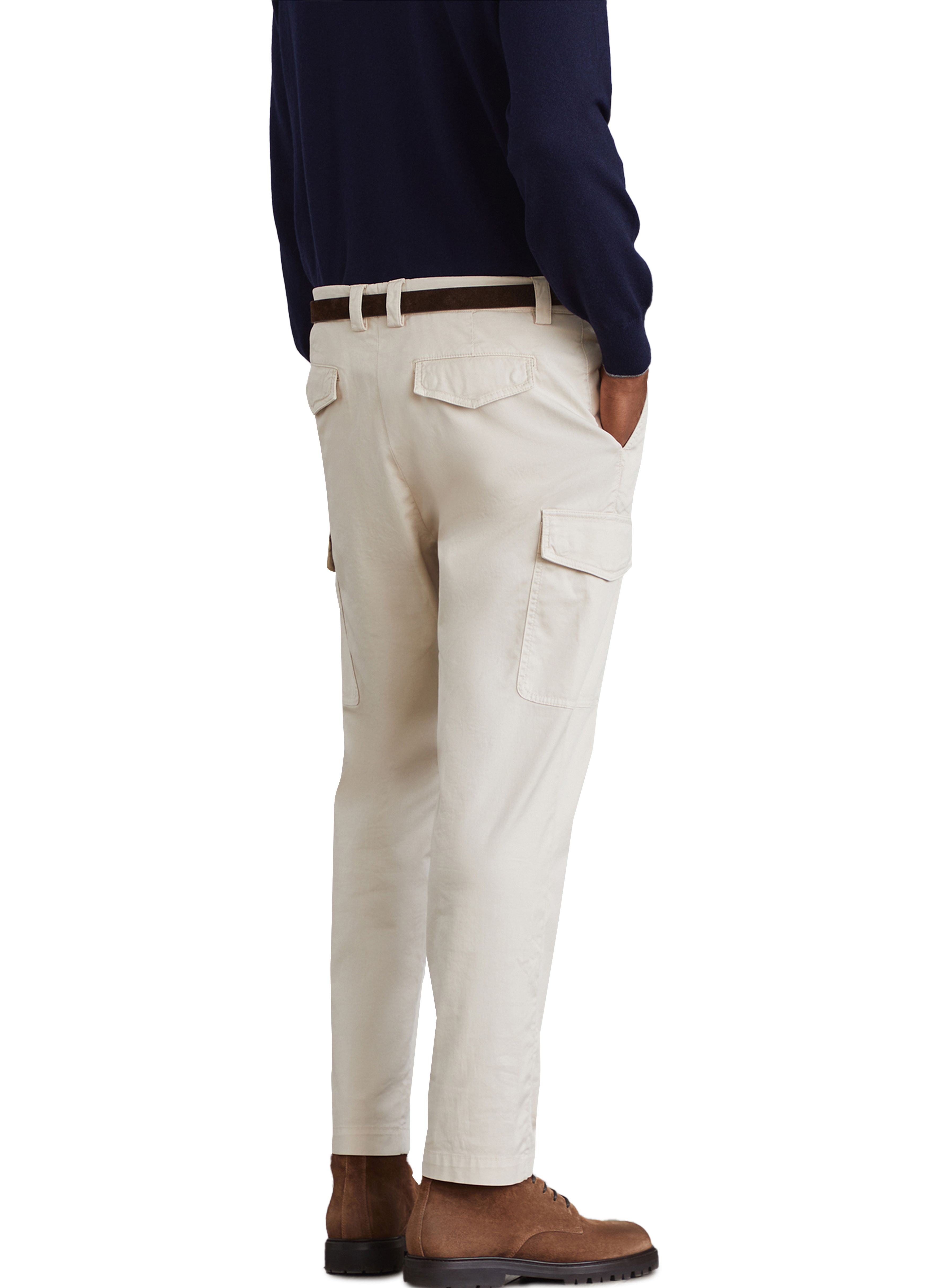 Brunello Cucinelli Leisure fit trousers with cargo pockets