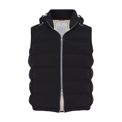 Brunello Cucinelli Taffeta down vest