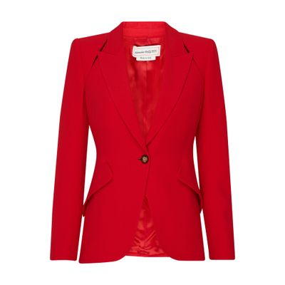 Alexander McQueen Fitted blazer jacket