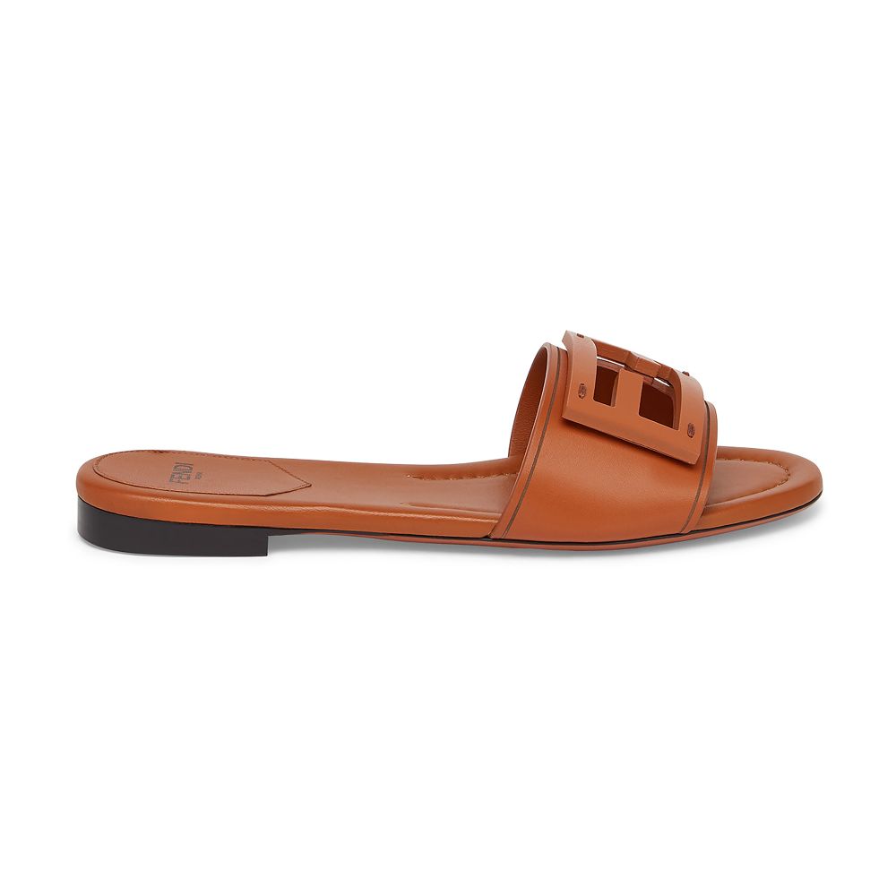 FENDI Leather slides