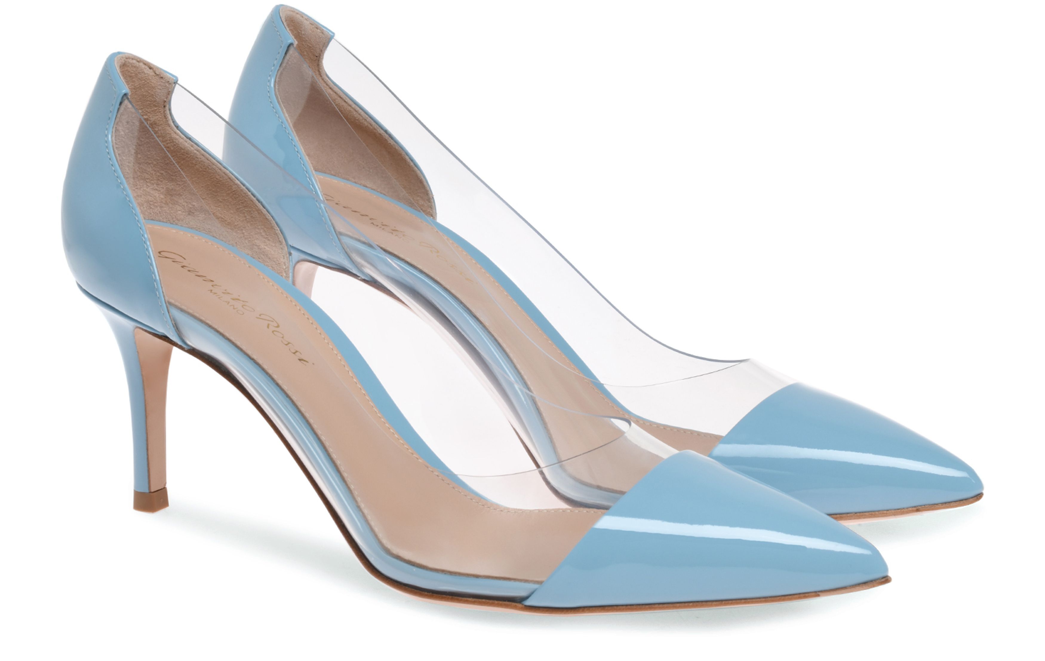 Gianvito Rossi Plexi 70 pumps