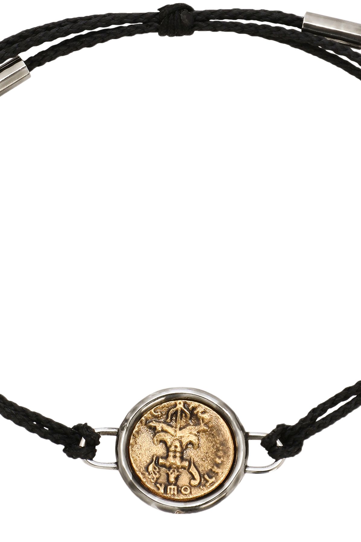 Dolce & Gabbana Cord Bracelet with Coin