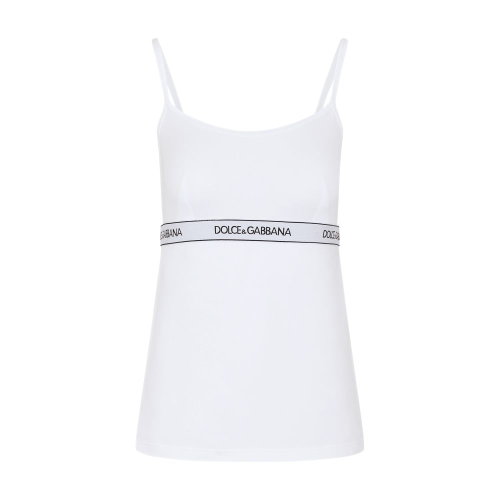 Dolce & Gabbana Jersey top with branded elastic