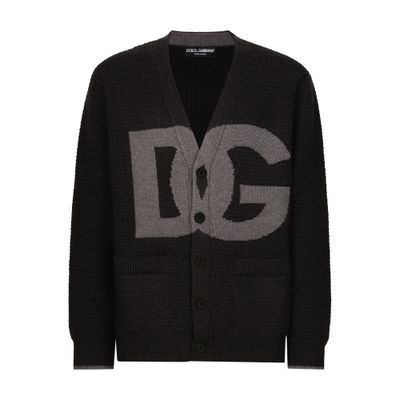 Dolce & Gabbana Hand-knit wool cardigan