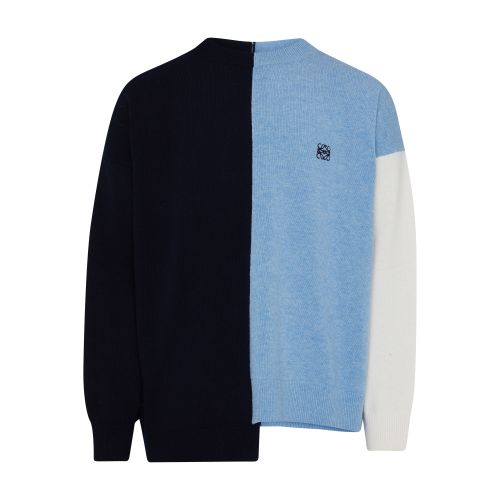 Loewe Asymmetric colorblock sweater