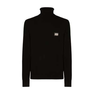 Dolce & Gabbana Wool turtle-neck sweater