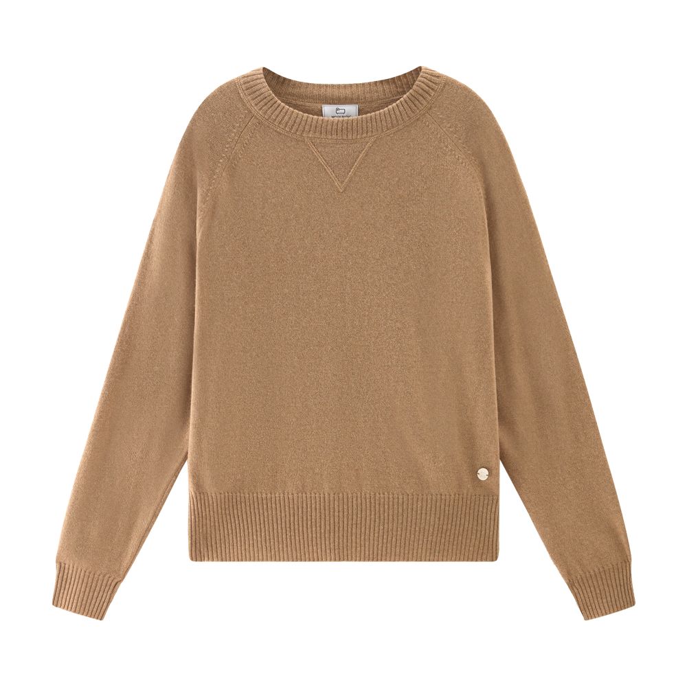 Woolrich Crewneck Sweater in Wool and Cashmere Blend