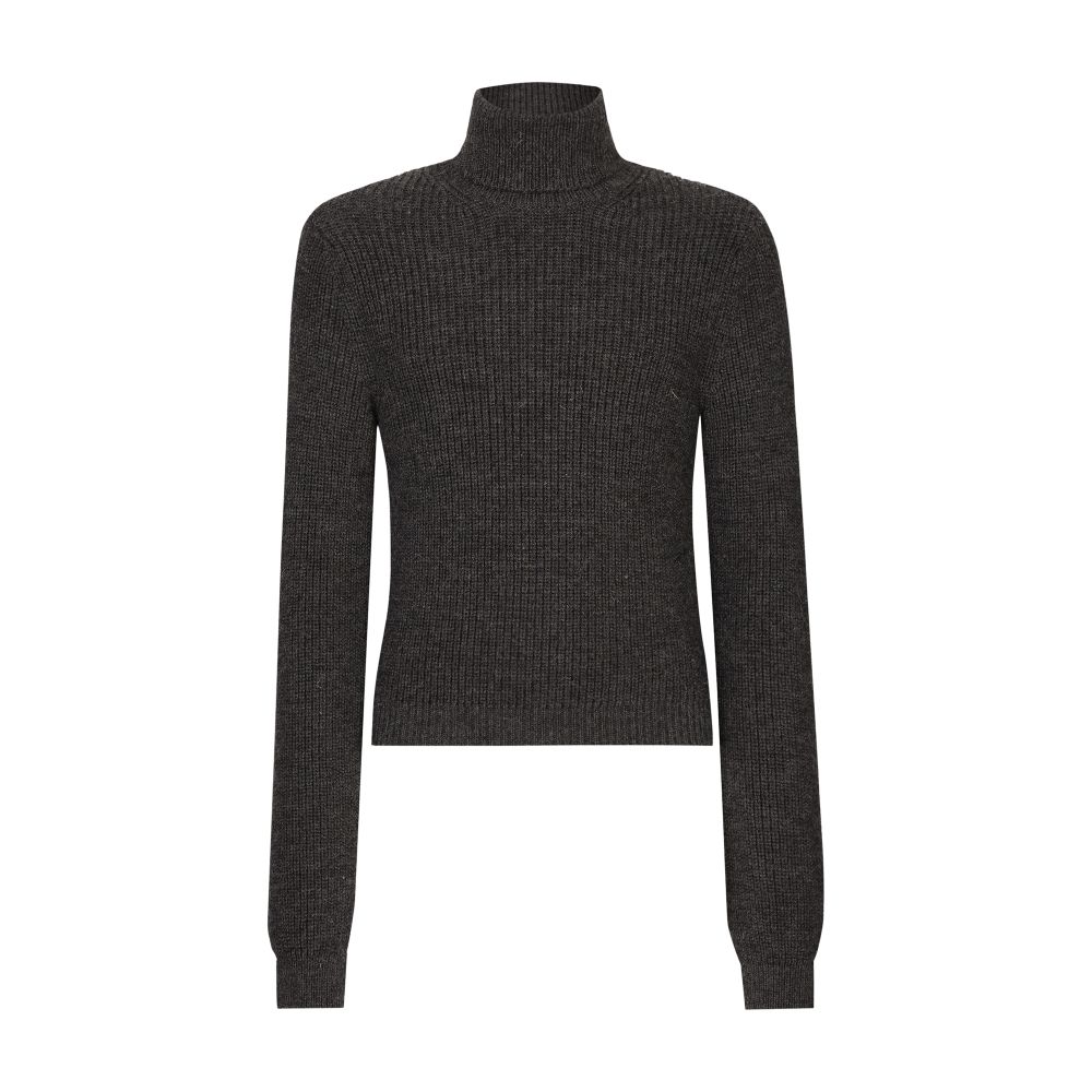 Dolce & Gabbana Wool fisherman's turtle-neck sweater