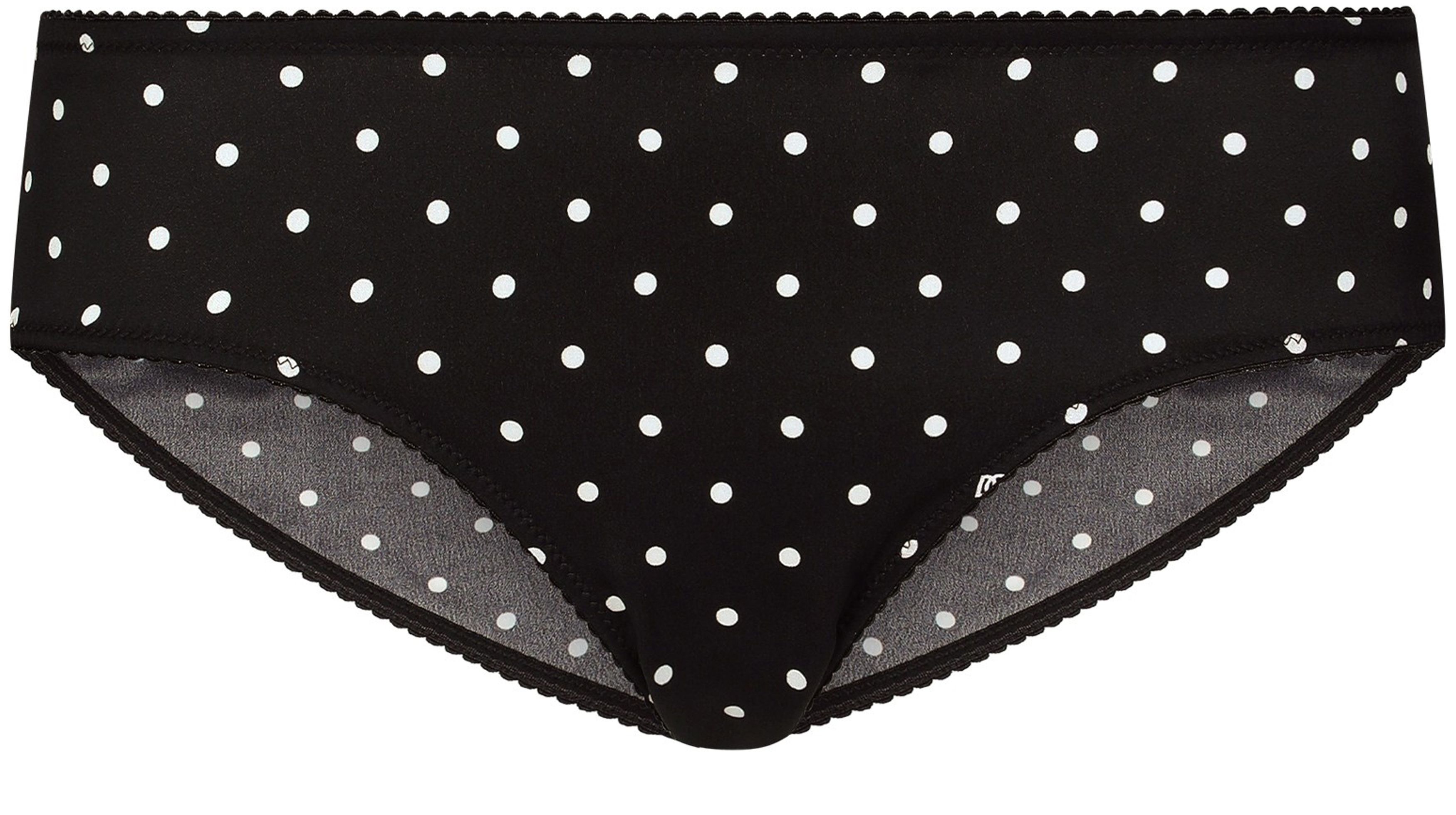 Dolce & Gabbana Polka-dot silk panties