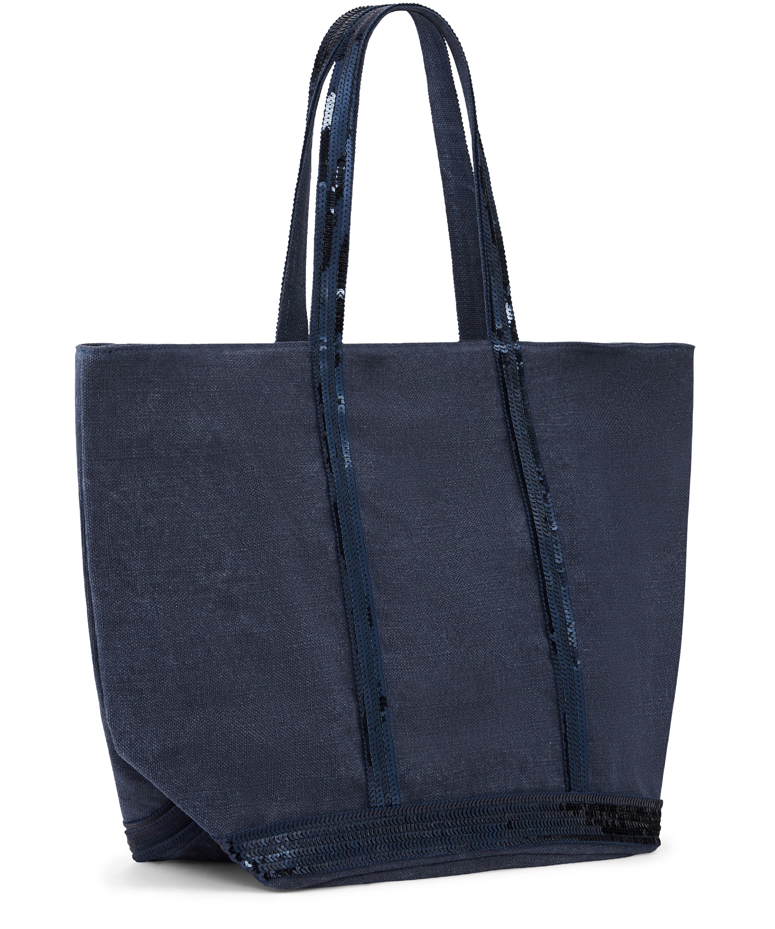  Linen L cabas tote