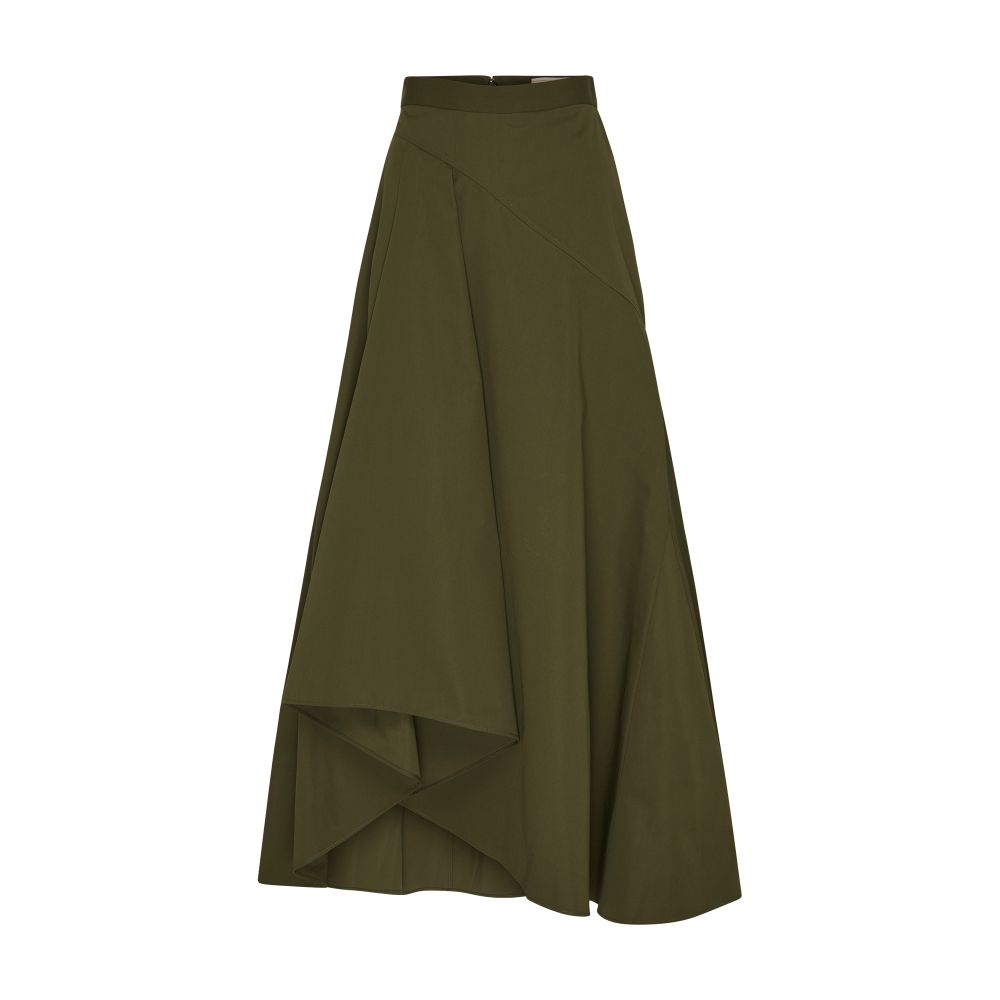 Alexander McQueen Cotton poplin skirt