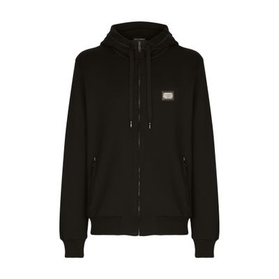 Dolce & Gabbana Jersey zip-up hoodie