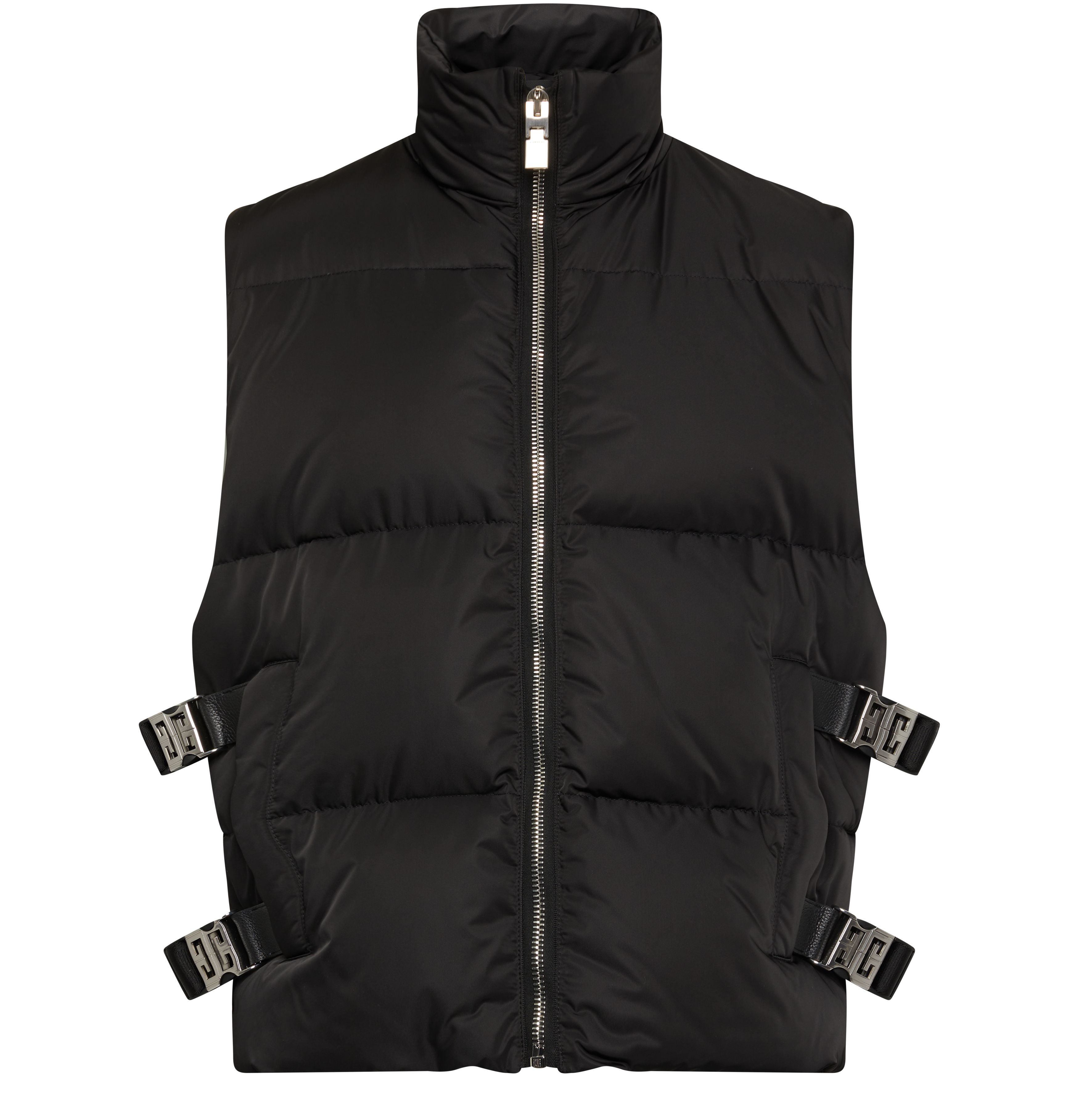 Givenchy Sleeveless puffer jacket with metallic details