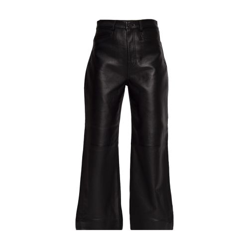 proenza schouler white label Leather trousers with logo