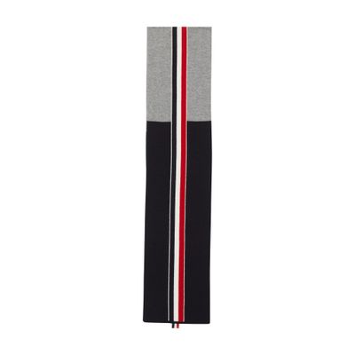 Thom Browne Striped scarf in merino wool