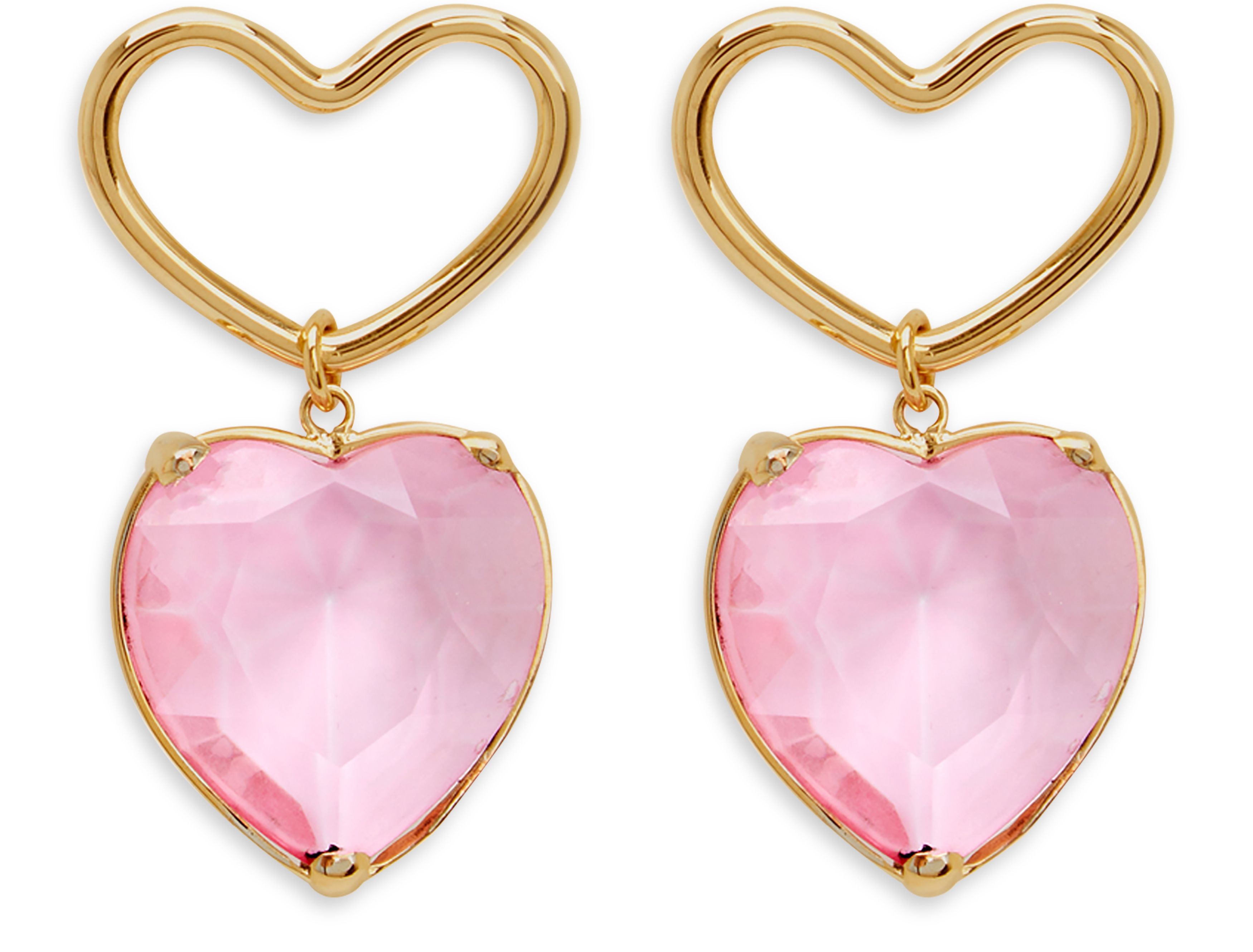 Nina Ricci Heart pendant earrings