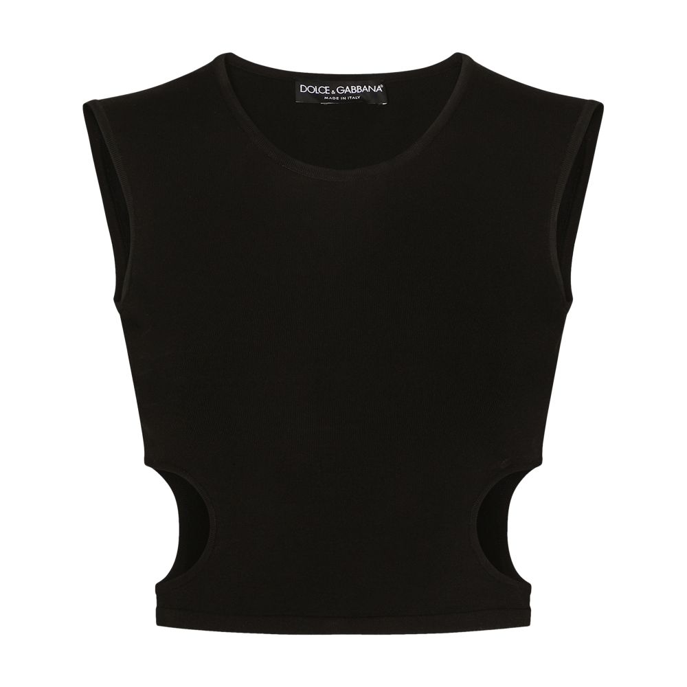 Dolce & Gabbana Viscose top with cut-out sides