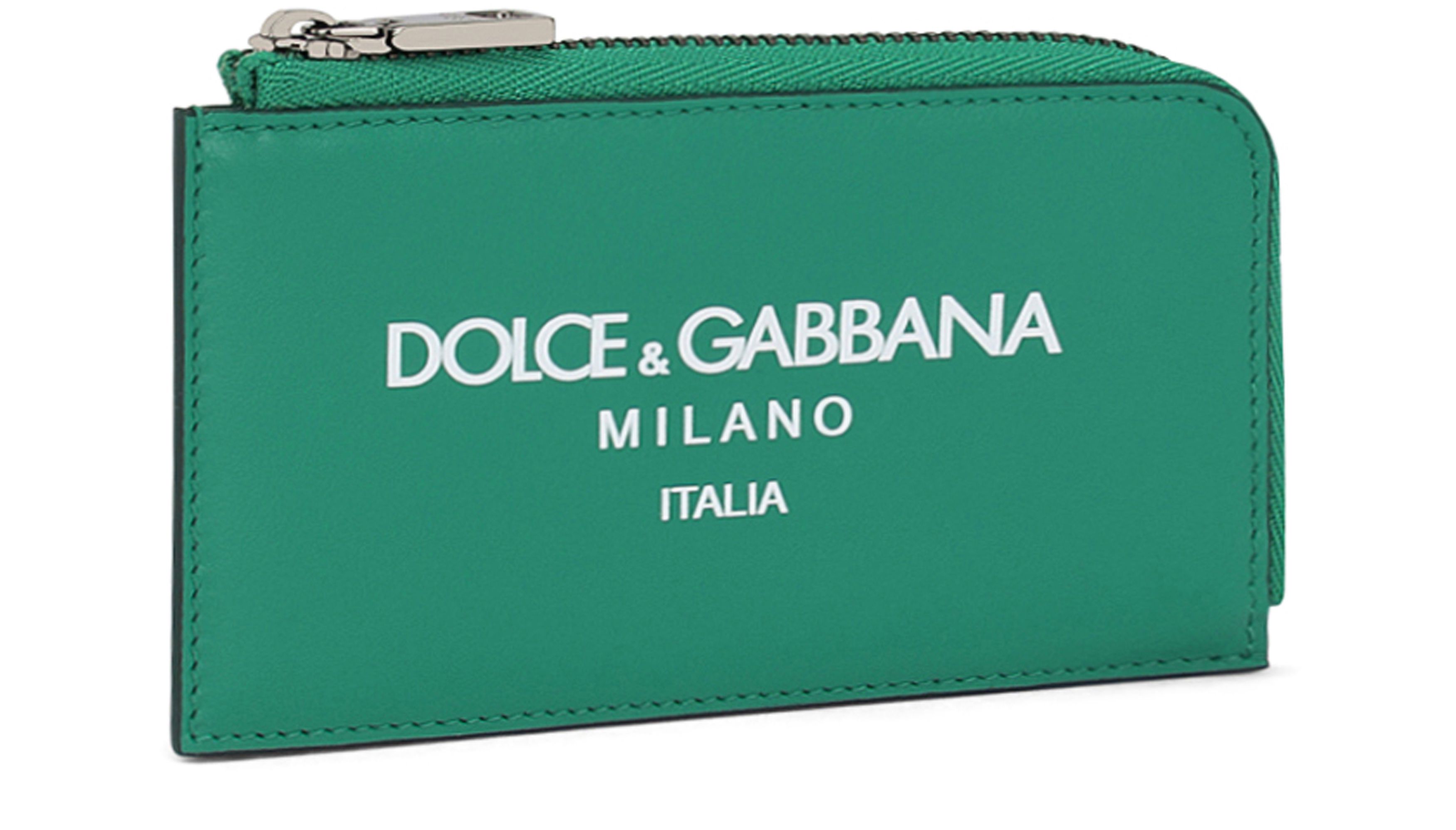 Dolce & Gabbana Calfskin card holder with logo