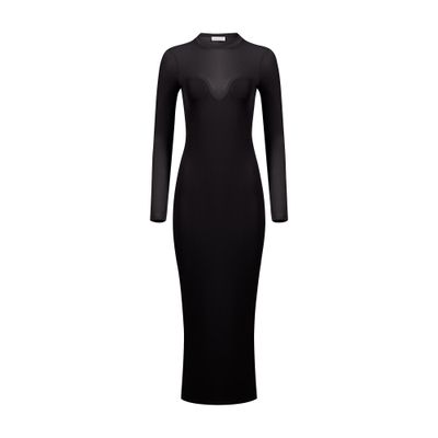 Nina Ricci Heart neckline dress