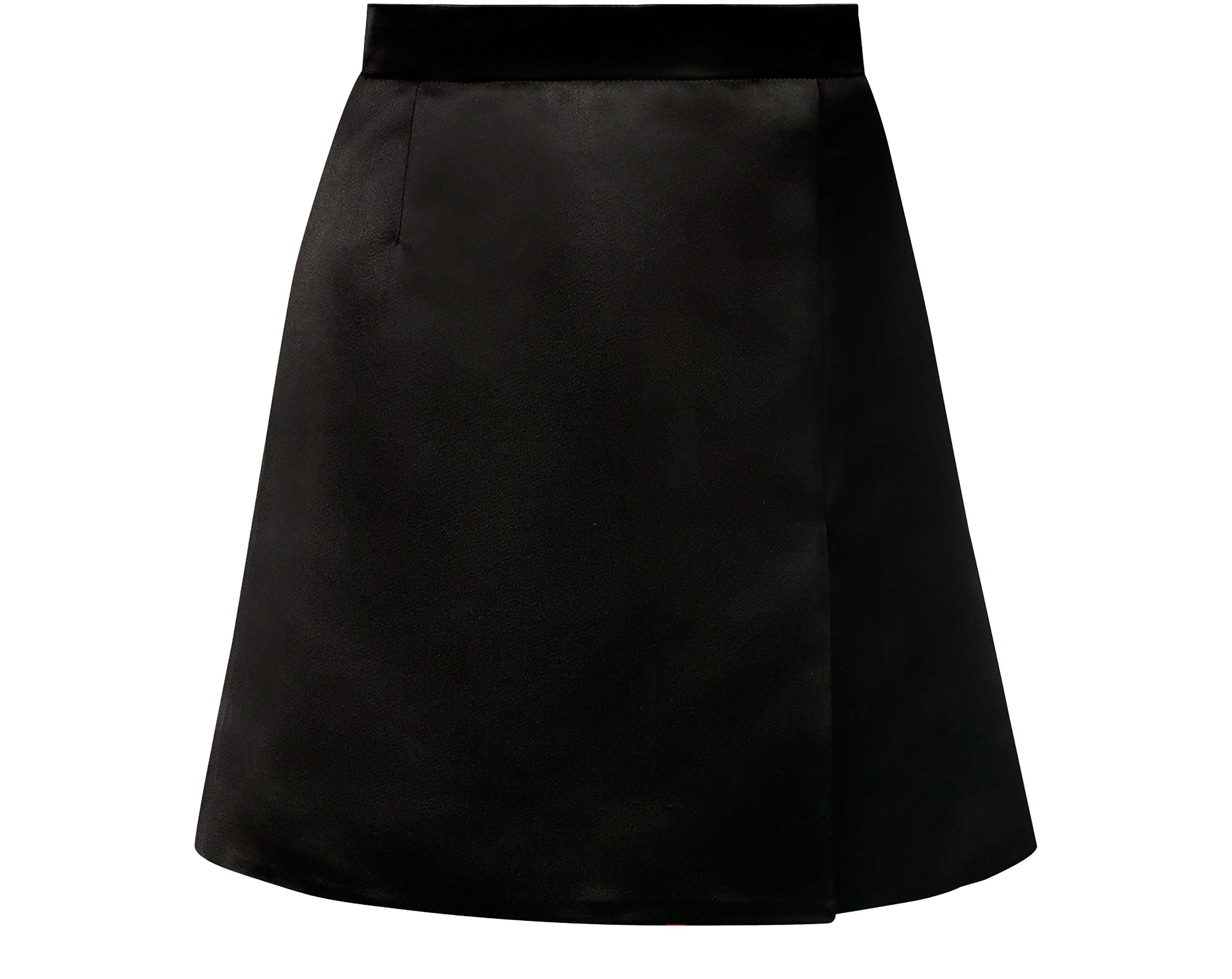 Nina Ricci Mini a-line satin skirt