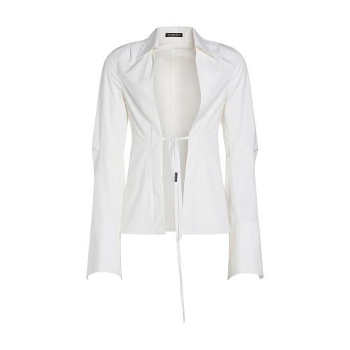 Ann Demeulemeester Lambrecht Open Front Fitted Shirt