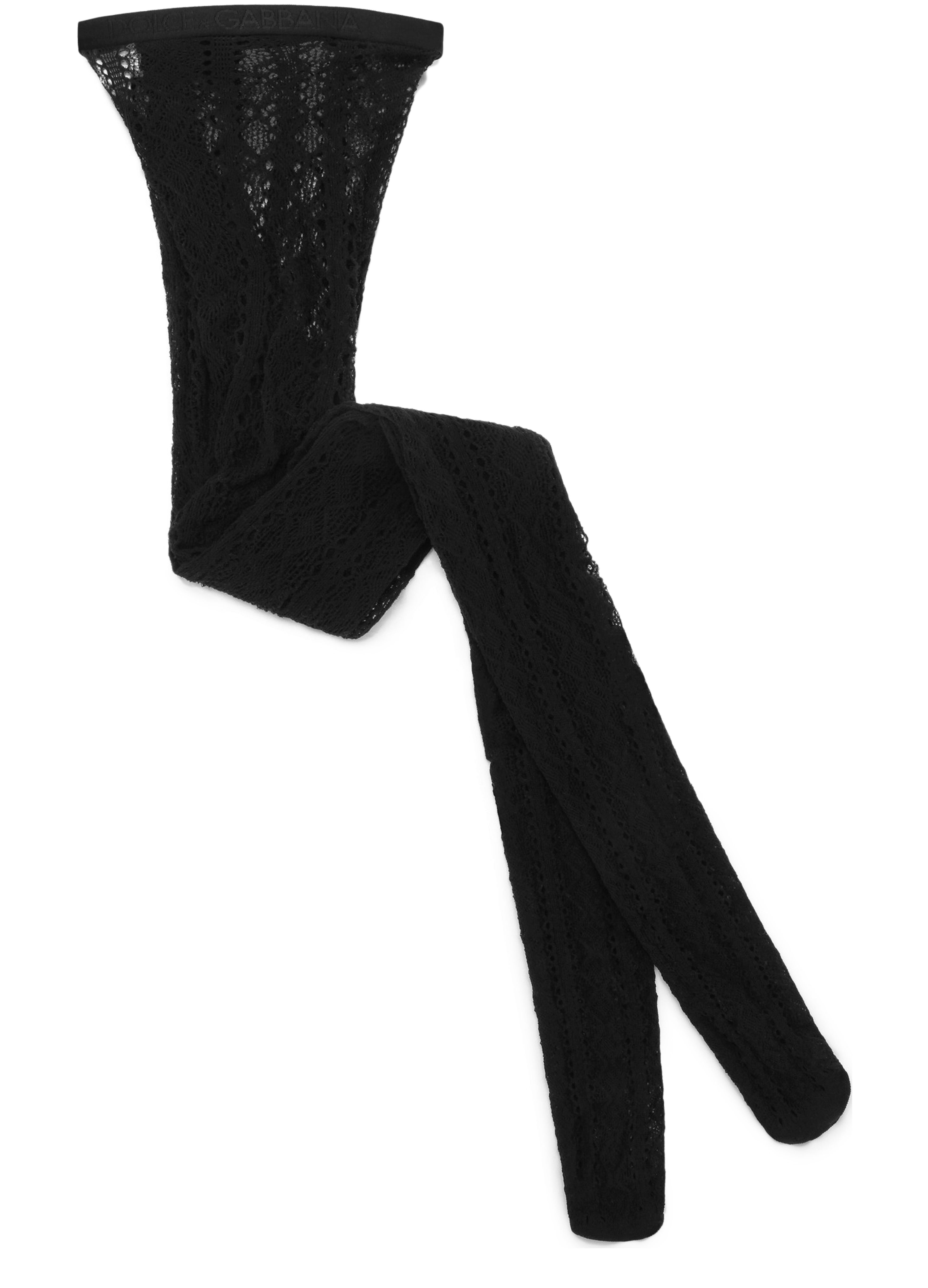 Dolce & Gabbana Openwork cotton tights