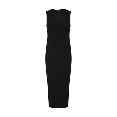 Alexander McQueen Slashed sleeveless dress