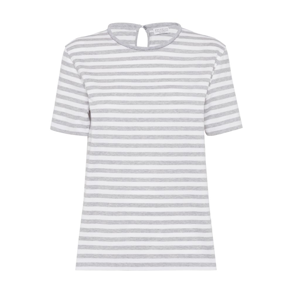 Brunello Cucinelli Striped jersey t-shirt