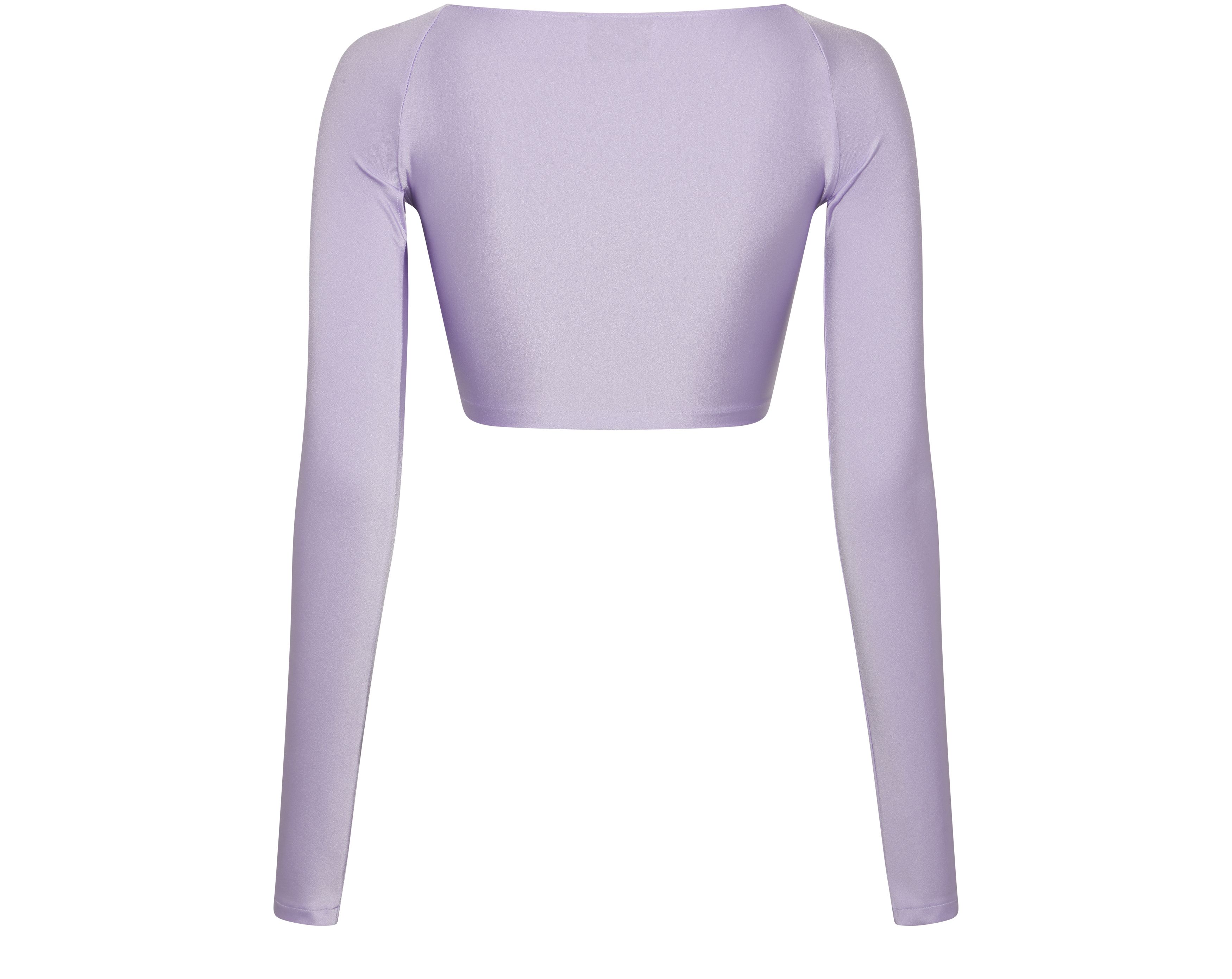 Coperni Draped long sleeved crop top