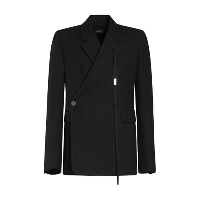 Ann Demeulemeester Ignatius Wrap Tailored Jacket