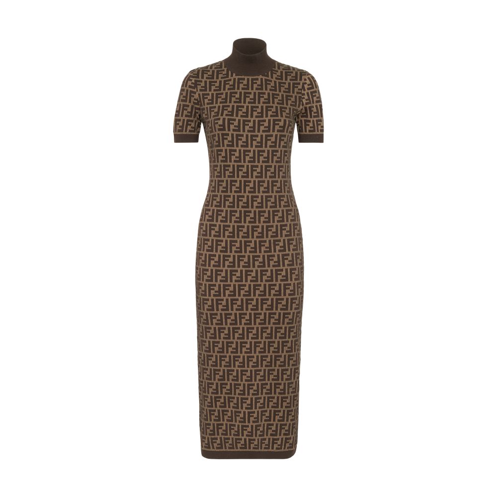 FENDI Fitted midi dress