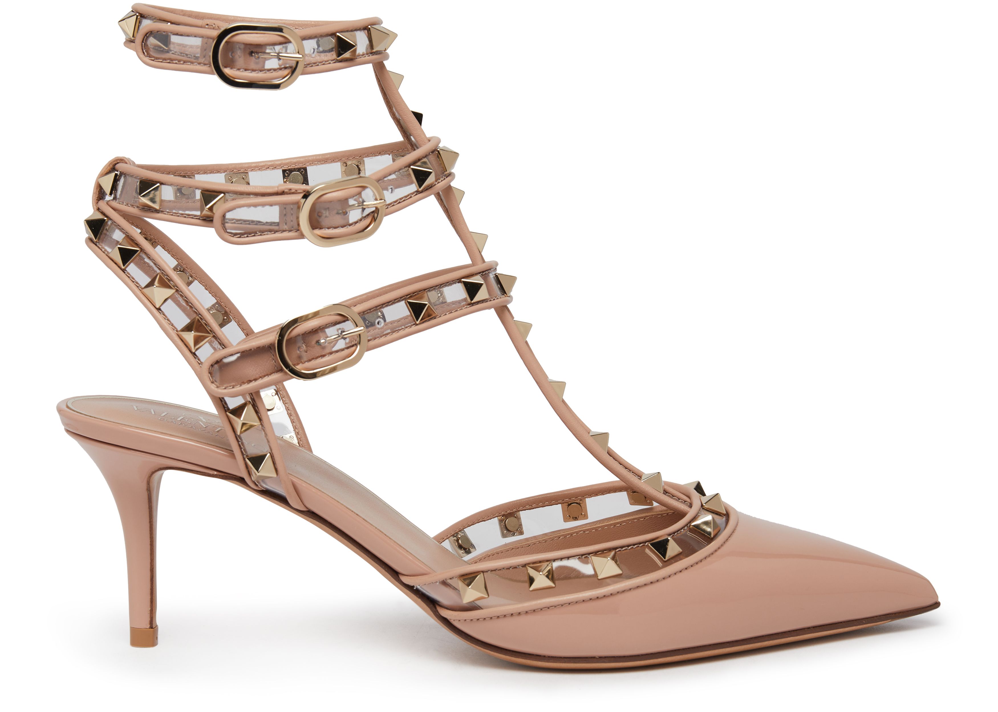 VALENTINO GARAVANI Rockstud pumps with strap