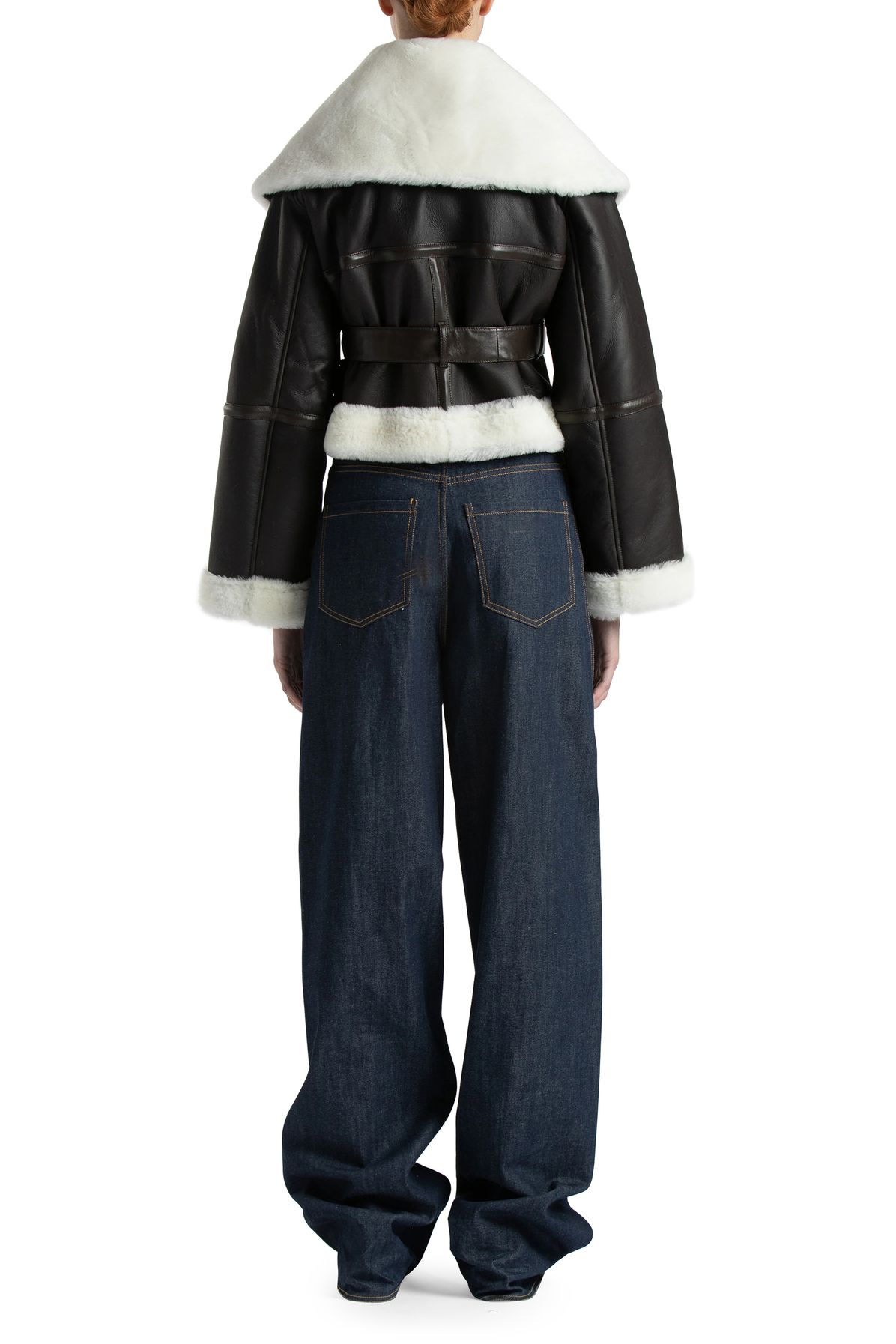 Elleme Shearling cropped coat