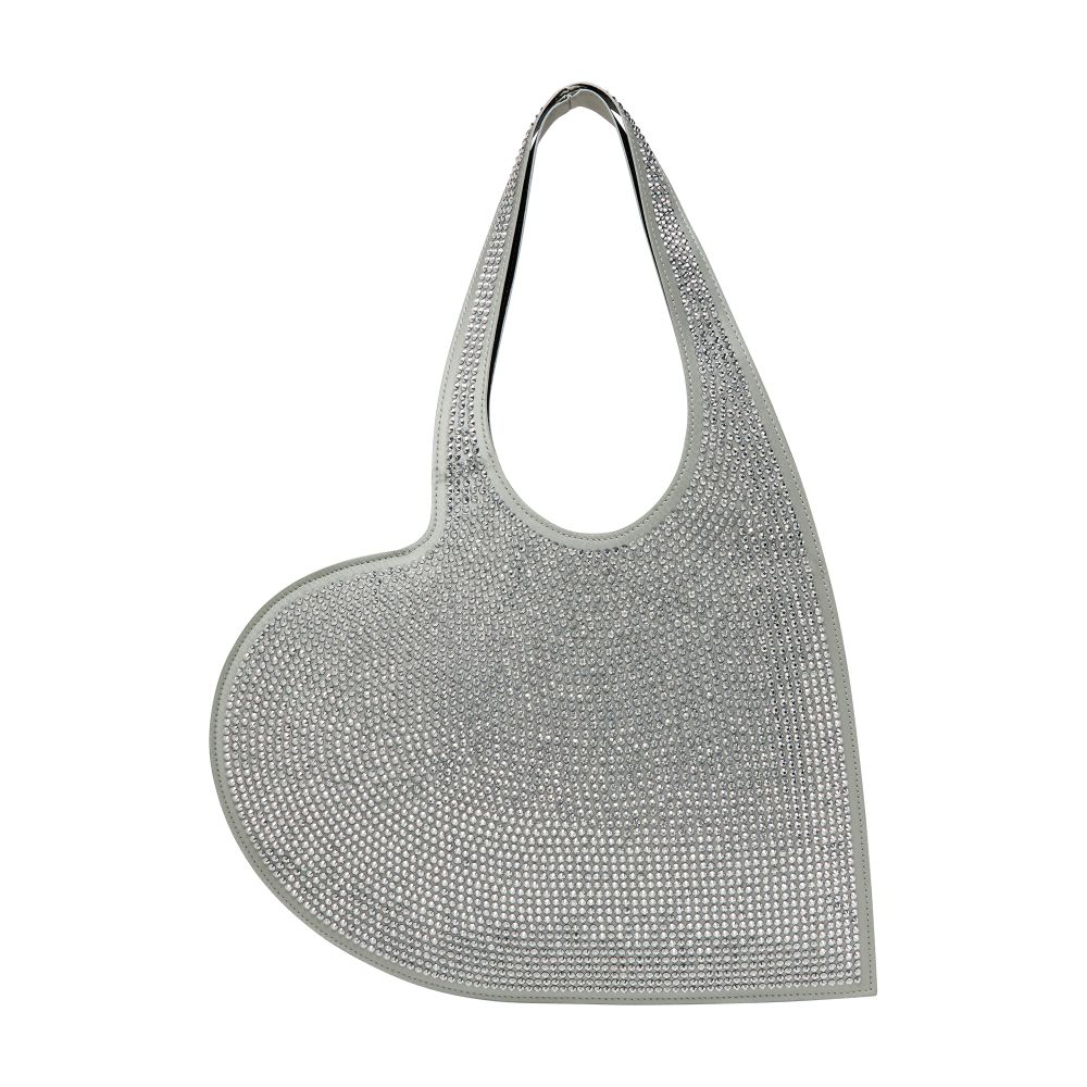 Coperni Crystal-embellished mini Heart tote bag