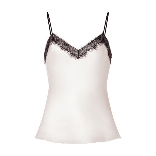 Alberta Ferretti Satin lace top