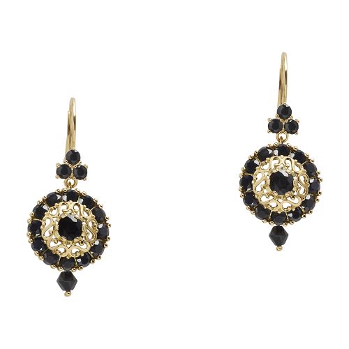 Dolce & Gabbana Hook-fastening earrings with black sapphires