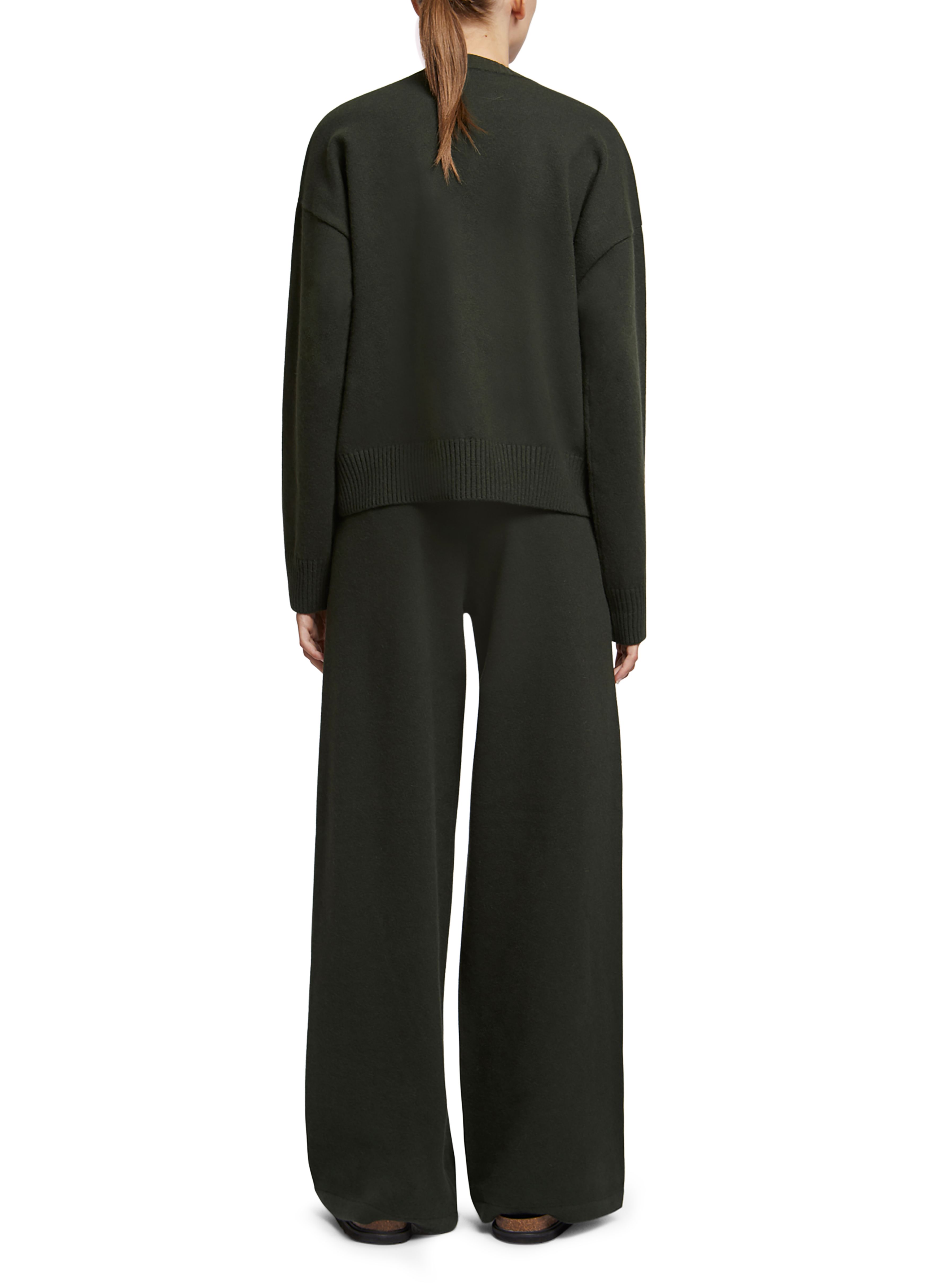 Yves Salomon Wide-leg knit pants