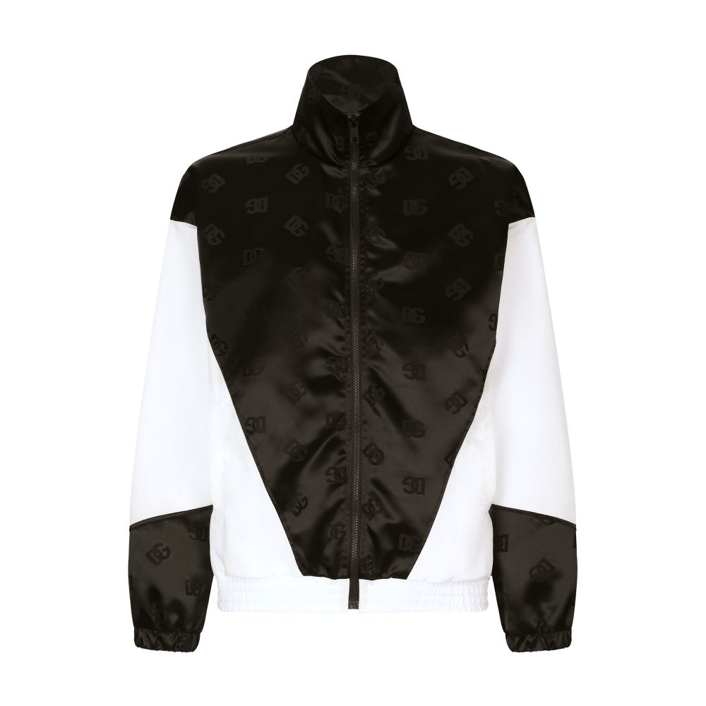 Dolce & Gabbana Zip-up nylon jacquard jacket