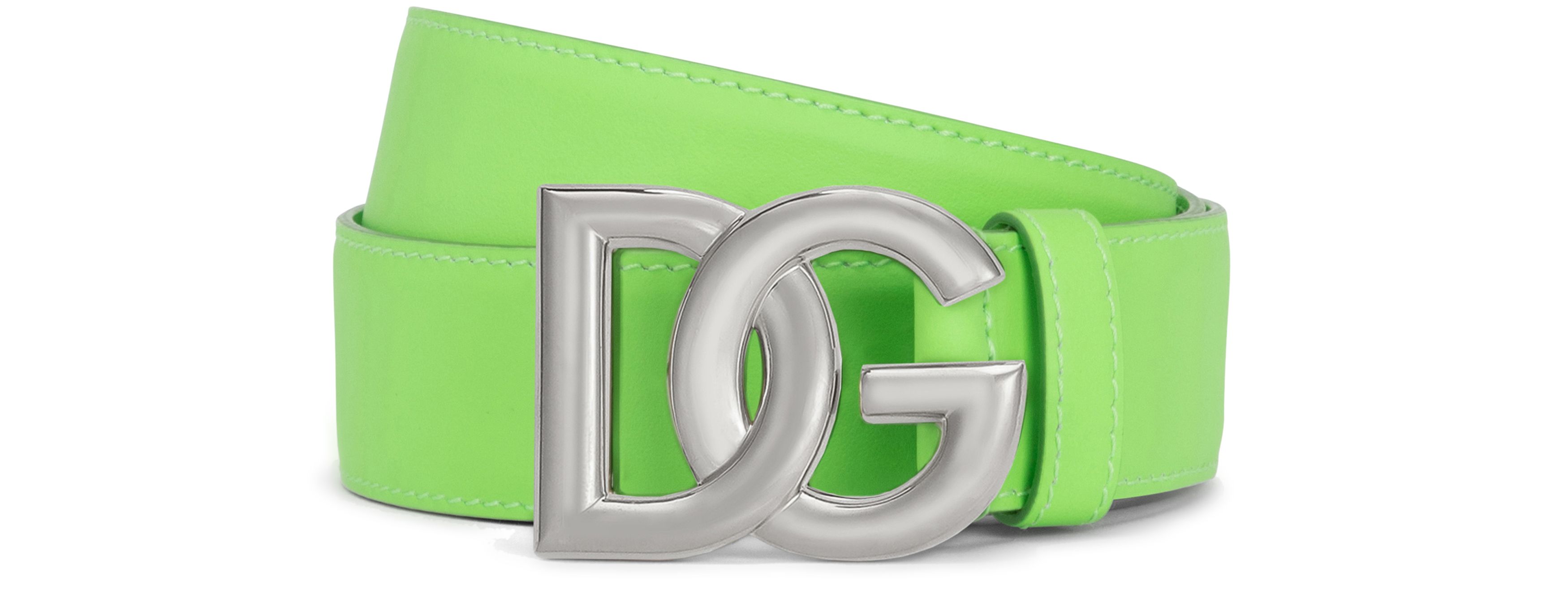 Dolce & Gabbana Calfskin belt with DG logo