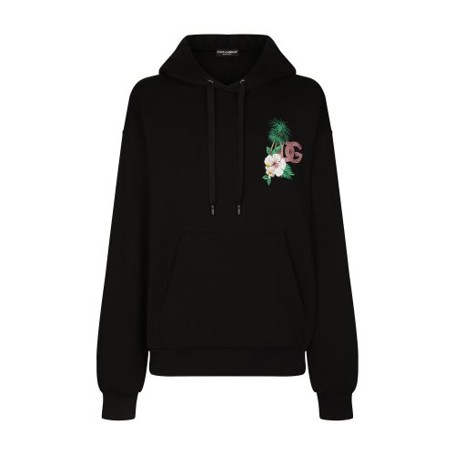 Dolce & Gabbana Hoodie with DG Hawaiian embroidery