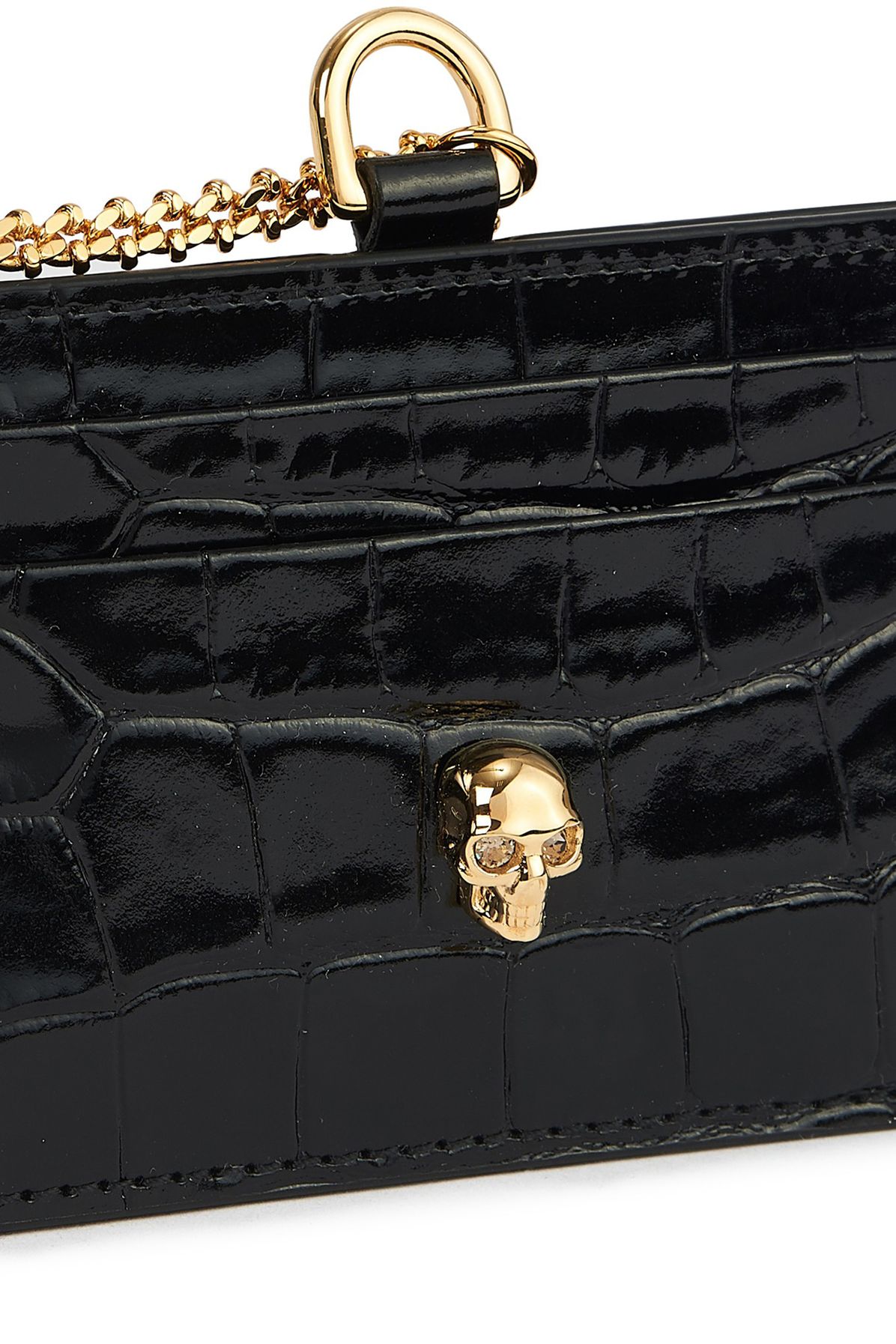 Alexander McQueen Card holder with chain